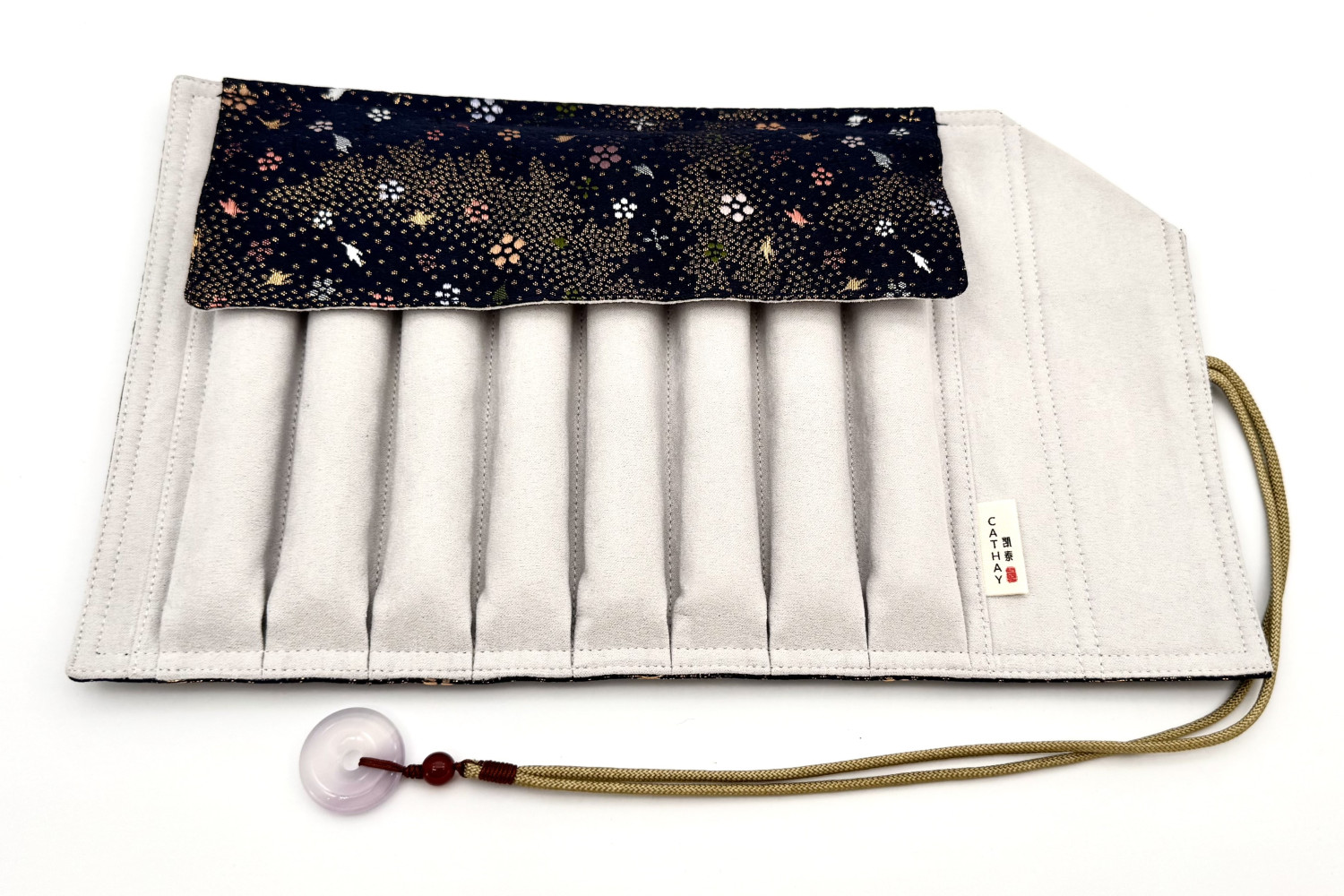 CATHAYHandMakeSilkPenPouchCelestialSea8_D